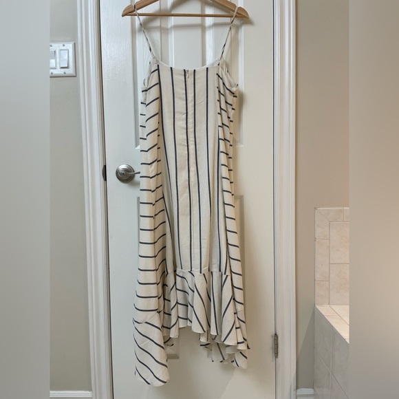 NWOT Ellison Spaghetti Strap Ruffled Swing Dress - Picture 3 of 11